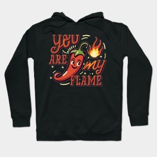 Retro jalapeno - You are my flame Hoodie